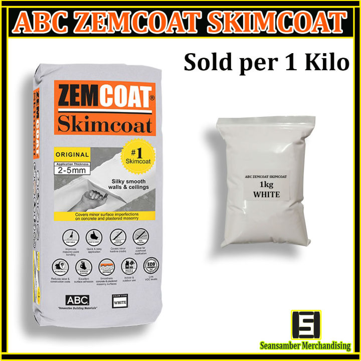 1024 ABC Zemcoat Skimcoat Original Sold Per 1 Kilo | Lazada PH