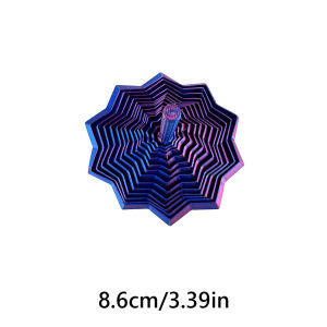 3D Printing Octagonal Handle Spiral Tower Magic Geometric Three-dimensional Desktop Spiral Childrens Decompression Toy