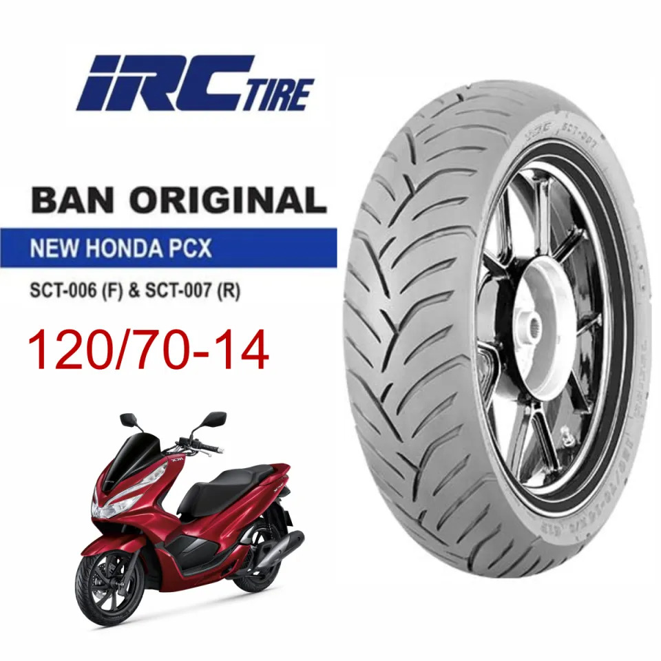 バイク pcx irc sct-006 007 100/80-14 120/70-14 IRC SCT-007/SCT006 FOR PCX 100/80/14 120/70/14(FREE SEALANT & pito