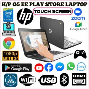 HP Chromebook G5 EE Touchscreen 13-inch Laptop - 4GB RAM/16GB Storage with Play Store Wi-Fi Bluetooth Full HD 1080p