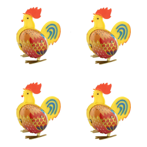 Vintage hình con gà windup đồ chơi prank sáng tạo sưu tập quà Tặng cửa sổ đồ chơi cơ khí