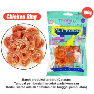 【Beli 3 Diskon 5%】100g Snack Anjing Treat Stick Cemilan Sehat Dari Daging Segar / Doggy Dog Snack Itadakimasu Dental Stick Chicken Beef Snack Hewan Peliharaan