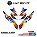 Stiker striping satria f 150 injeksi grafis variasi 018. 