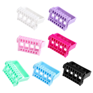 Plastic Nail Holder with Non Slip Base for Salon or Personal Nail Care