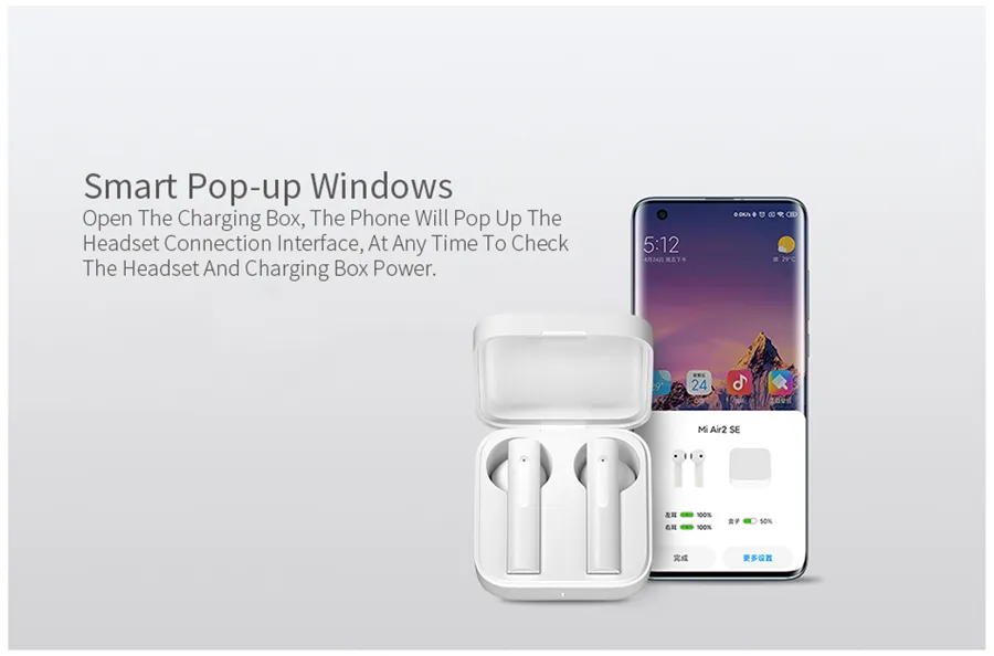 3cfancier】Xiaomi Air SE TWS Wireless Bluetooth Earphone