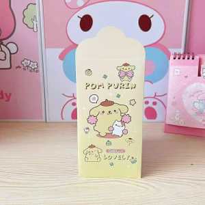 Sanrio Cartoon Cute Creative Money Envelopes CNY Angpao Wedding Angpow 4pcs in 1pack 2023 三丽鸥卡通可爱个性创意红包新年压岁利是封过年长款婚庆百元红包