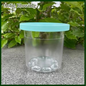 Aolie Ice Cream Pints Cup For Ninja Creamie Ice Cream Maker Cups Reusable Can Store Ice Cream Pints Containers With Sealing