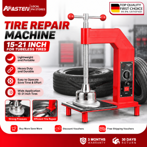 AFASTEN Tire Vulcanizing Machine for Car Motorcycle Tire Repair Auto Temperature Control 500W/220V