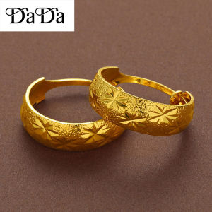 Ring Women pawnable 18k saudi gold Openwork bow ring wedding jewelry gift for mom and wife