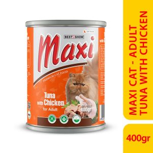 Maxi Cat Kaleng Adult 400gr - Makanan Basah Kucing