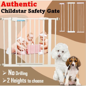 [SG SELLER] 100CM Baby Toddler Safety Gate Auto Lock Safety Pressure Mount Baby Gate Stairway Doorway Fence Dog Children