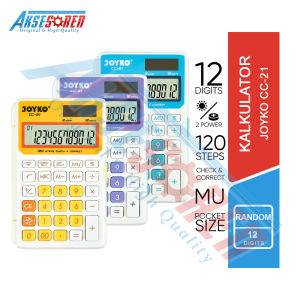 Kalkulator 12 Digit Joyko [CC-21] Check Correct / Calculator Office / Kantor / Menghitung Jualan