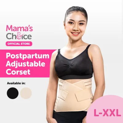 Mama’s Choice Postpartum Adjustable Corset (Maternity belt girdle belly binder)