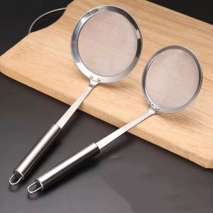 Stainless Steel Oil Filter Spoon Oil Grid Milk Tea Oil Isolation Grease Full Barrier Foam Filter