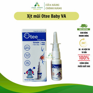 Xịt mũi trẻ em Otee Baby VA chứa Ectoin Nano Bạc - Làm sạch mũi loại bỏ chất nhầy giảm khô rát mũi sổ mũi (Lọ 20ml)