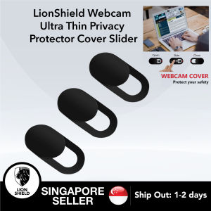 (SG) LionShield Webcam Ultra Thin Privacy Protector Cover Slider [0.3 Inch] [Pack of 3] for Laptop Mac MacBook Pro All-in-one Desktop Smartphone Tablets Privacy Security Protection - Local Seller Fast Delivery
