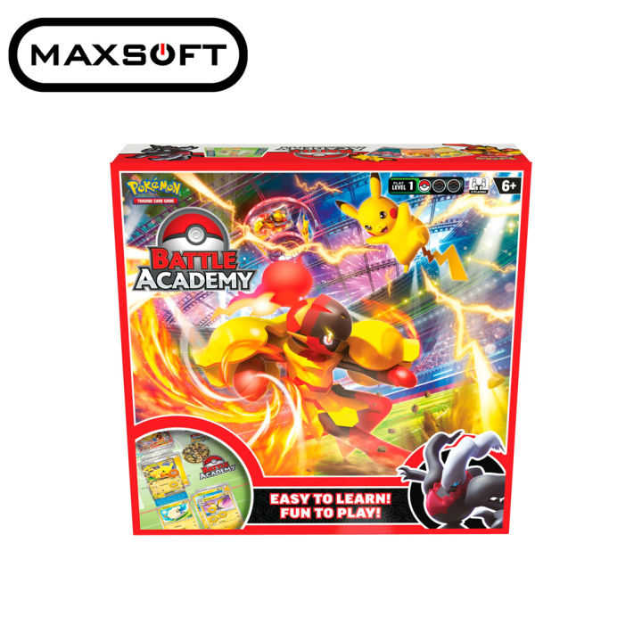 pokemon trading card game battle academy board game Pokémon (2024) with deck guides to make your first game easy to follow Pokemon TCG - Battle Academy