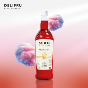 Cotton Candy Syrup Delifru 1 Liter - Sirup Permen Kapas Premium