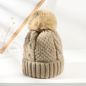 OWTWO Thickened Winter Hat Ear Protection Keep Warm Knitted Cap Fashion Elastic Beanie Hats for Men Women