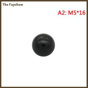 [The Fayshow] Black plastic M4 M5 M6 M8 M10 M12 thread ball shaped head clamping nuts knob