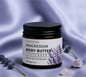 Naturals Magnesium Nerve Relief Cream - Lavender & Magnesium for Nighttime Relief - Unwind After the Day - Calm Overactive Nerves - Muscle and Relaxation Aid