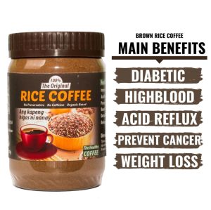 ILOCOS ORIGINAL BROWN RICE COFFEE 400g (Ang Kapeng Bigas Ni Nanay) | No Sugar | No Caffeine | Pure Brown Rice