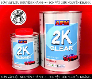 Sơn Bóng 2K Clear APM – Sơn Bóng 2 Thành Phần Acrylic PU Lacquer Phủ Bóng Xe Máy Ô Tô
