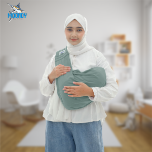 Gendongan Bayi Samping Instan Geos Busa Gen Two Premium plus Pouch