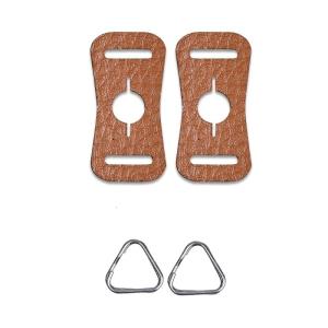 Leather Protector Cover Camera Belt Circle Split Hook Connector With Leather Cushion For Camera Body Protective