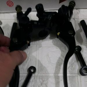 Handle Master Rem Model Bremb No Name + 2Tabung Big Smoke Full Set Kiri Kanan + Dudukan Spion Pnp Nmax 155 New/ Nmax 155 Old/ Xmax/ Tmax/ Pcx 150/ Pcx 160/ ADV 150/ ADV 160/ Vario 160 Abs