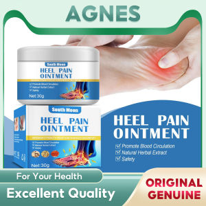 South Moon Heel Pain Ointment Rheumatoid Arthritis Herbal Ointment Sprained Waist Foot Bone Spur Health Care Natural Plant Extract Promote Blood Circulation Relieve Joint Ankle Stiff Arch Strain Foot Numbness Treatment Strain Pain Massage Cream(30g)