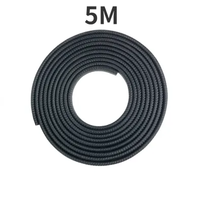 16ft (5 ม.) ประตูประตูรถยาวขอบ ขอบยางปิดการปิดการป้องกันยางรถป้องกันประตูรถป้องกันคลิปป้องกันการชนกันง่ายที่จะตัดไม่จำเป็นต้องใช้กาวพอดีสำหรับยานพาหนะส่วนใหญ่