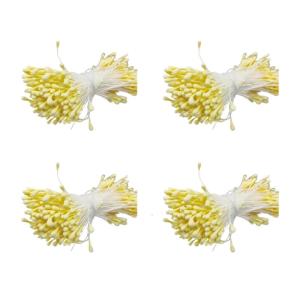 1050-1600Pcs Artificial Flower Stamens Pistils 2mm Double Heads Matte Floral Stamen Pistil for Artificial Flower Making