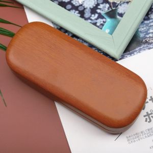 IVY Wood Grain Brushed Pu Sunglasses Optical Glasses Box Simple And Fashionable Pressure Proof Box Eyeglass Case Glasses Case