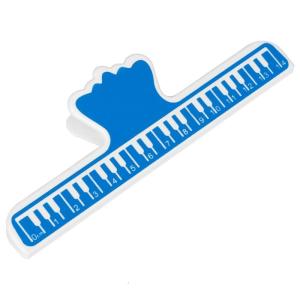 Piano Key Pattern Music Score Fixed Clips Piano Sheet Music Holder Plastic Music Book Clip Page Paper Clamp Easy to Use