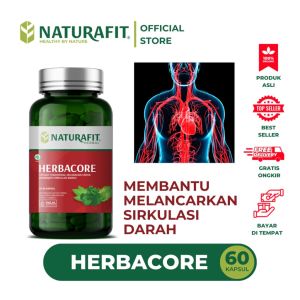 HERBACORE PREMIUM HERBAL ALAMI MELANCARKAN SIRKULASI DARAH MENURUNKAN KADAR KOLESTEROL STROKE DARAH TINGGI HIPERTENSI SERTA MENJAGA KESEHATAN JANTUNG ASLI ORIGINAL BPOM