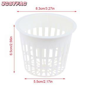 JCSYFAC 10 cái 2 inch 3 inch phát triển hoa lan thủy canh chén trồng lưới nồi soilless Net giỏ rãnh thuộc địa container