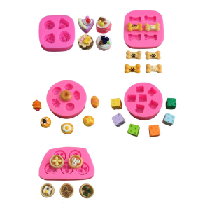 Kitchen Silicone Molds Chocolate Making Molds Various Shape Baking Supplies Silicone Texture for Making Candy Dessert