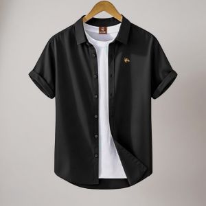 Kemeja Pendek Pria Lugu Slim Fit Katun Premium – Baju Casual Formal Stylish Elegan Adem Nyaman Dipakai / Kemeja Lengan Pendek Slim Fit Katun Premium – Baju Pria Casual Elegan Stylish Fashion Terbaru / Kemeja pria halus dan lembut
