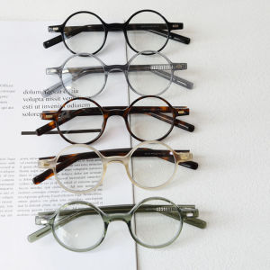 HAWAII Anti Blue Light Glasses for Men Women/Computer Gaming Glasses/Vintage Classic Round Eyewear/Optical Frame/Replaceble Lens