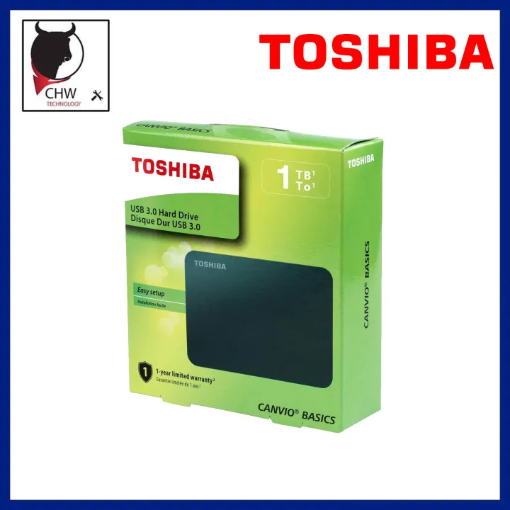 Toshiba USB 1TB External Hard Disk USB3.0 Portable Hard Drive