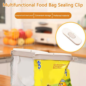 Dual Opening Portable Food Bag Sealed Clip Kitchen Storage Organization Household Sealing Food Clip