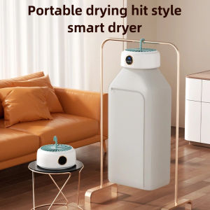 ⭐🇸🇬 Portable Hanging Clothes Dryer Machine Dehumidifier Moisture Absorber Household/Travel Small Folding Laundry Dryer