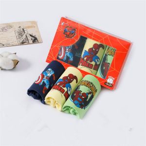 【C055】Kids cotton spandex Underwear Boy Fashion 3pcs/box Korean Style Underwear Children Panties Boys Boxer boy clothes 男童四角内裤
