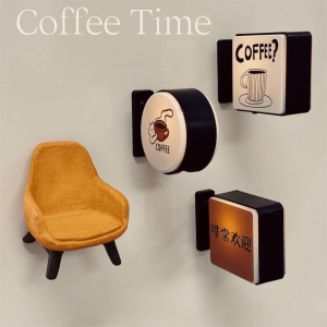 Q-1151 STORE Atmosphere Light Light Box Fridge Coffee Corner LED Miniature Light Sign Creative ic Refrigerator Decoration Home Decoration
