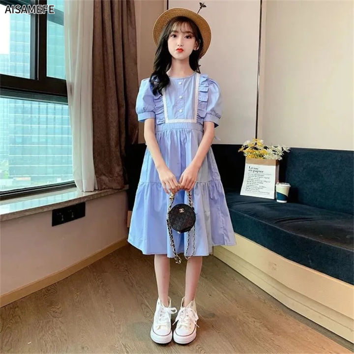 Boutique Outfits Teenagers Kids Clothes Suit Light Summer Korean Cute Clothing  Girls Clothes 10 12 Years