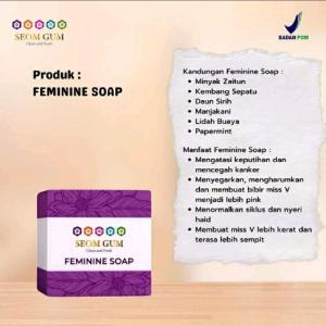 seom gum sabun asli feminine soap ori 100%