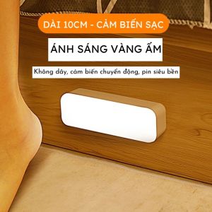 Đèn LED thông minh cảm biến chuyển động cơ thể tự động sáng tự động tắt không dây sạc USB
