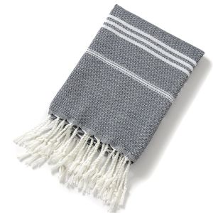 COMEMECO có tua rua Khăn tắm biển Thổ Nhĩ Kỳ Sọc màu 90180cm Khăn tắm Mềm mại Bông Polyester Khăn khô nhanh Thể thao