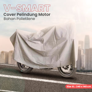 Cover Sarung Penutup Pelindung Motor Sepeda Bahan Parasut 140 x 240 cm Size XL Waterproof Anti Air